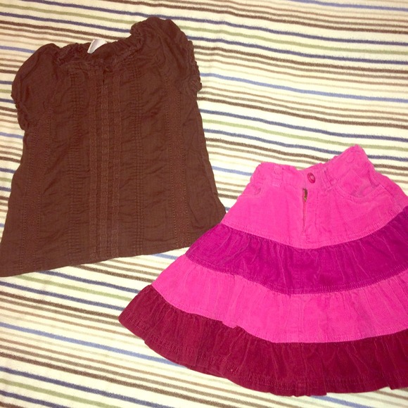 Old Navy Brown Blouse 4T