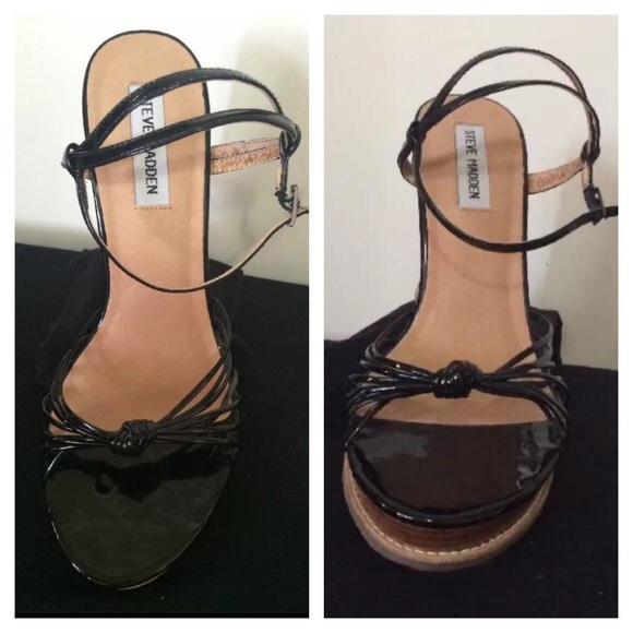 NWT Steve Madden Wedge Sandal 8 - Picture 2 of 2