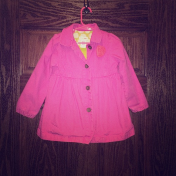 Pink Jacket Lined in Lime