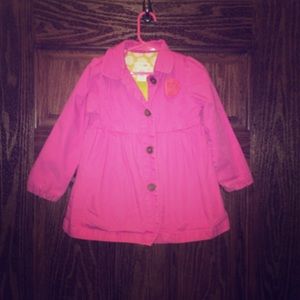 Pink Jacket Lined in Lime
