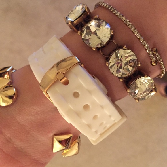 White Rhinestone Watch - Picture 3 of 3