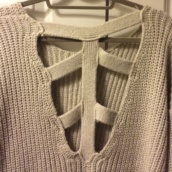 Sparkle and Fade Oatmeal Sweater - Picture 2 of 3