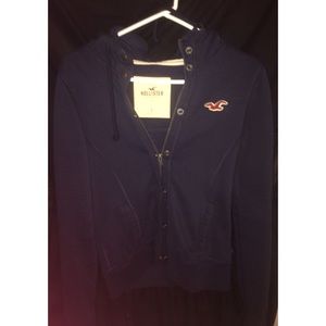 ‼️‼️Navy Hollister Hooded Jacket