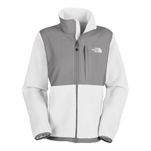 The Northface White/Grey Denali Jacket
