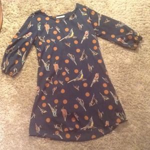 Pana Vida bird print dress