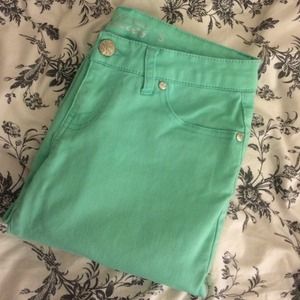 Mint Skinny Jeans