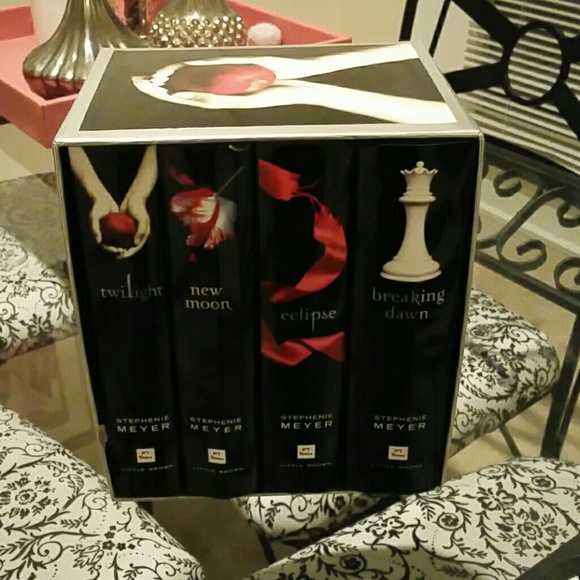Twilight series, all four books and holder