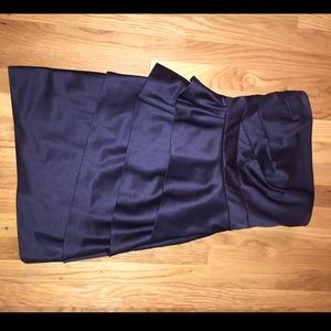 White House black market black cocktail dress-4