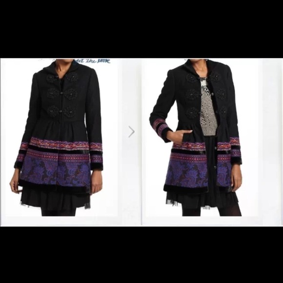 Anthropologie Stitched Loma Coat Tracy Reese
