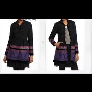 Anthropologie Stitched Loma Coat Tracy Reese