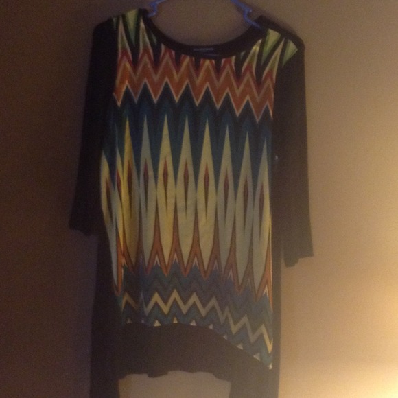 Cha Cha Vente chevron print top