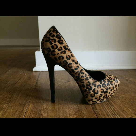 Aldo Leopard Print Heels