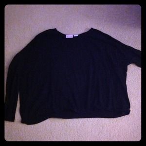 Loose fit black sweater