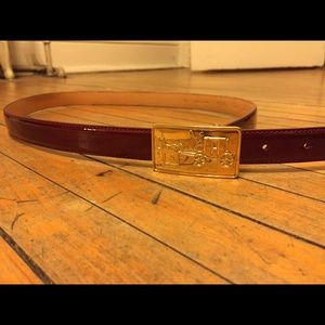 Red Coach Belt