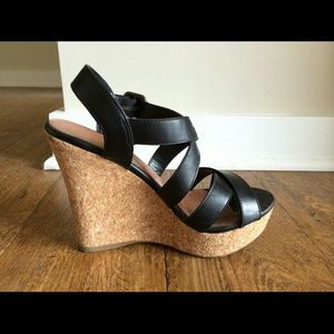 Aldo Black Wedges