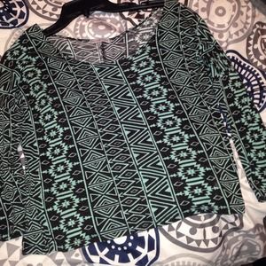 Aztec print shirt