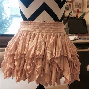Urban outfitters flouncy pink miniskirt