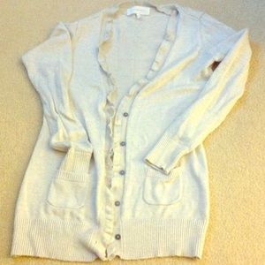Silver cardigan Victoria secret