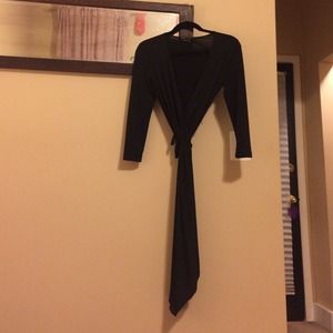 Black BCBG wrap dress