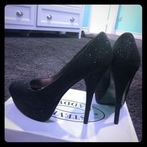 Steve Madden glitter heels size 7