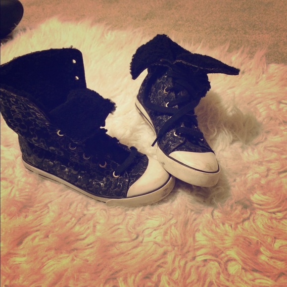 Black coach shoes
