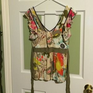 Anthropologie floral top