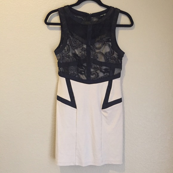 LF Dresses & Skirts - LF stores black/beige dress