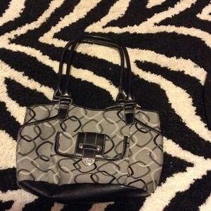 Grey and black purse UPDATED PRICE