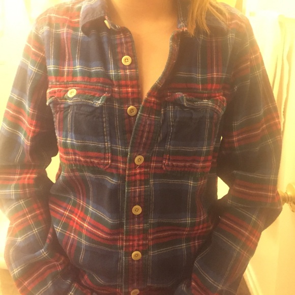 ❌Sold✨A&F flannel ❤️ - Picture 3 of 4