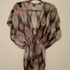 Multi-colored Peacock Blouse