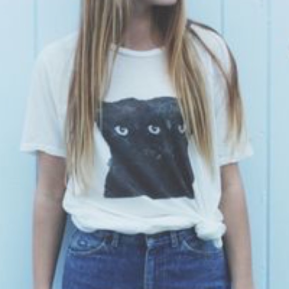 Brandy Melville Tops - 🌸TRADED🌸 RARE double cat shirt