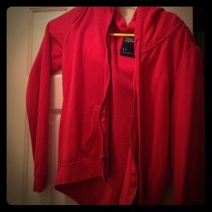 American eagle outfitters pink zip up hoodie!