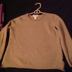 Light brown sweat shirt!