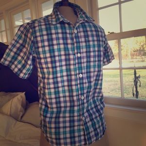 Buttondown shortsleeve shirt polo men boys