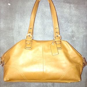 Genuine COACH purse with lavender interior