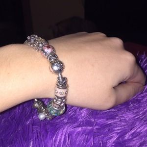 Pandora charm bracelet (silver)