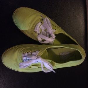 LIME GREEN VANS