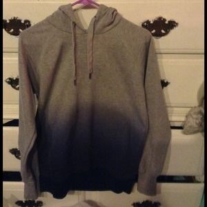 Gray to Blue Ombré Sweatshirt