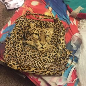 Cheetah tote