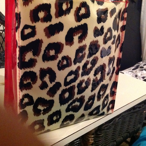 Leopard gift bag, I use it for storage bag
