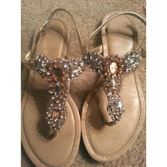 Rhinestone flip flops - Picture 2 of 4