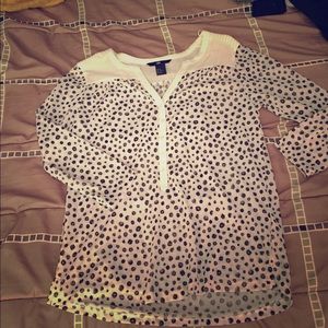 H&M polka dotted blouse