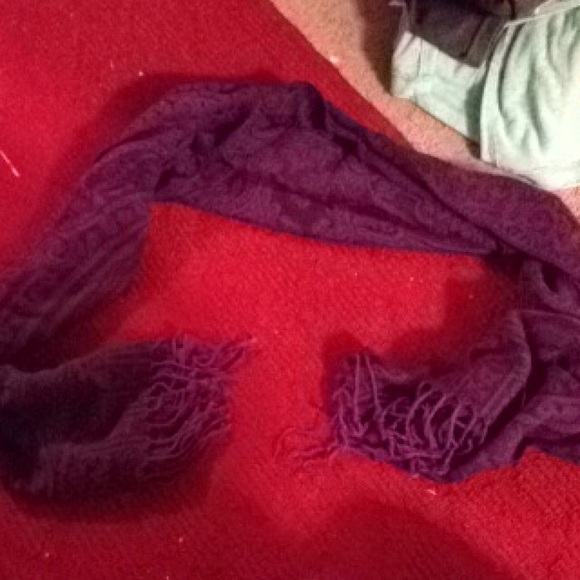 Purple scarf