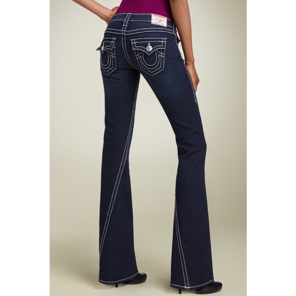 Joey Twisted seam dark jeans