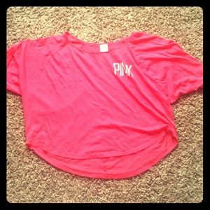 VS Pink hot pink shirt