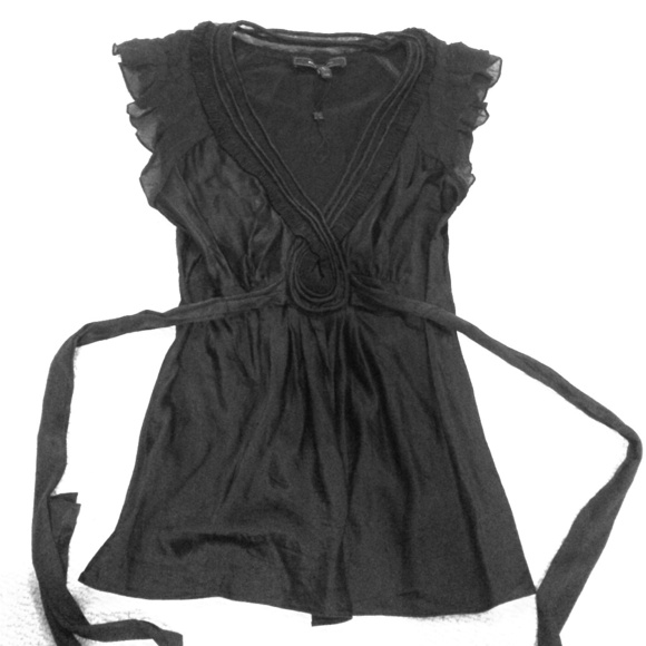 Beautiful Silk Black Top