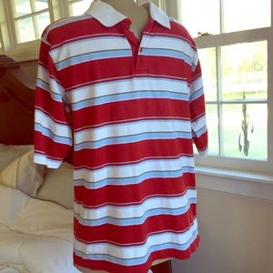 Shortsleeve polo blue red men boys Calvin Klein