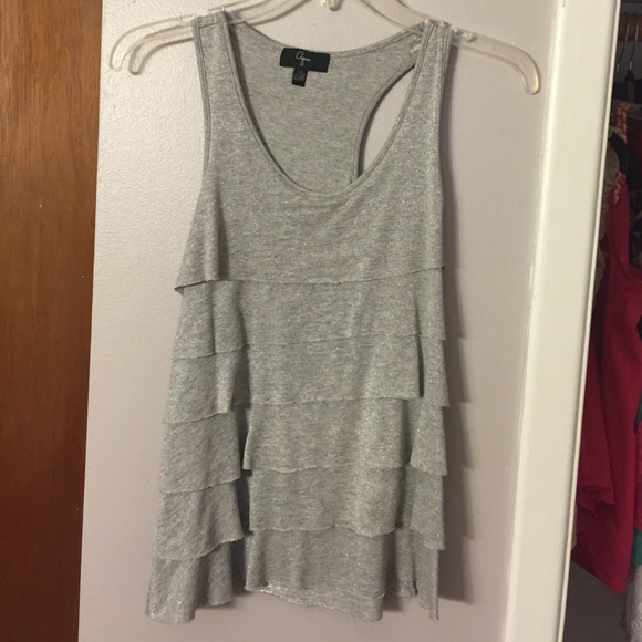 Layered Gray Tank