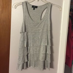 Layered Gray Tank