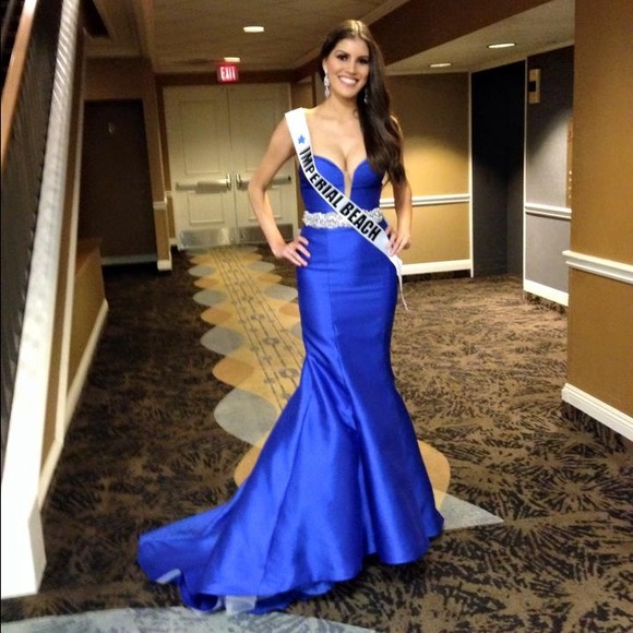 jovani royal blue dress